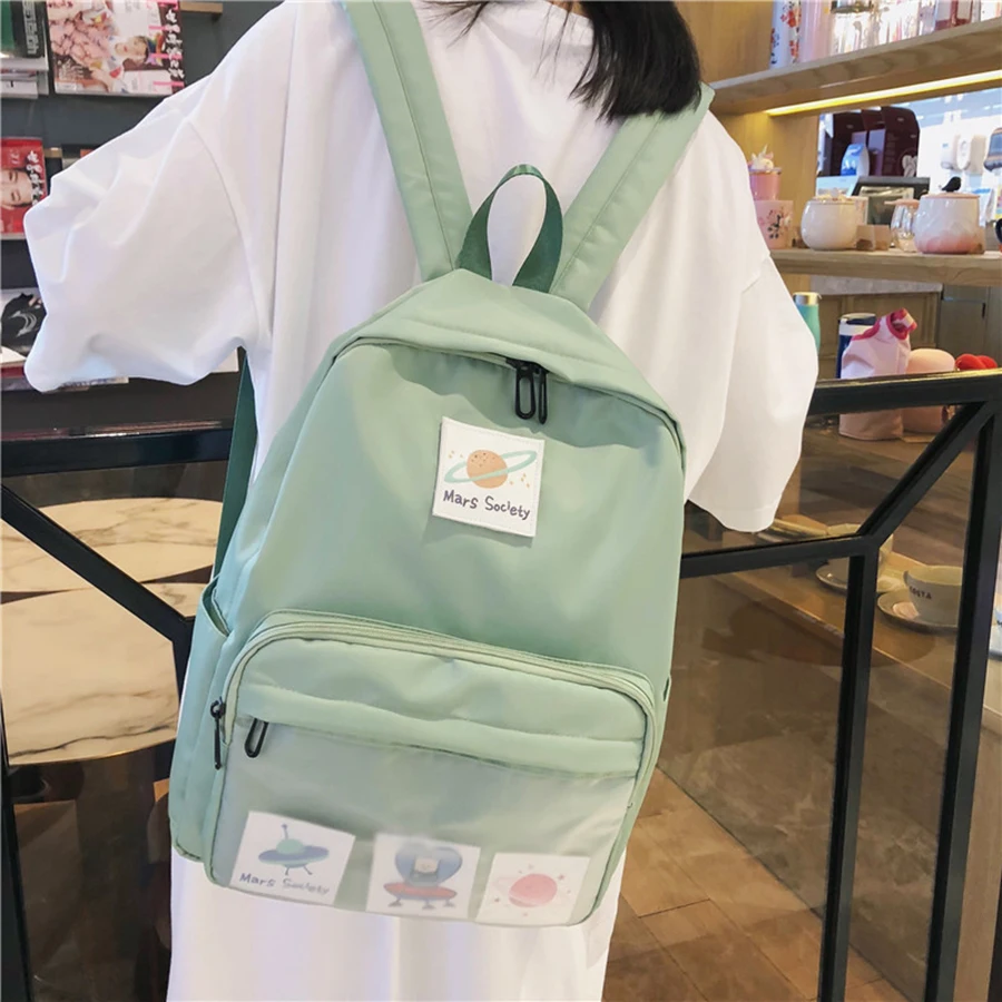 Прозрачный передний карман женский рюкзак для путешествий прозрачный