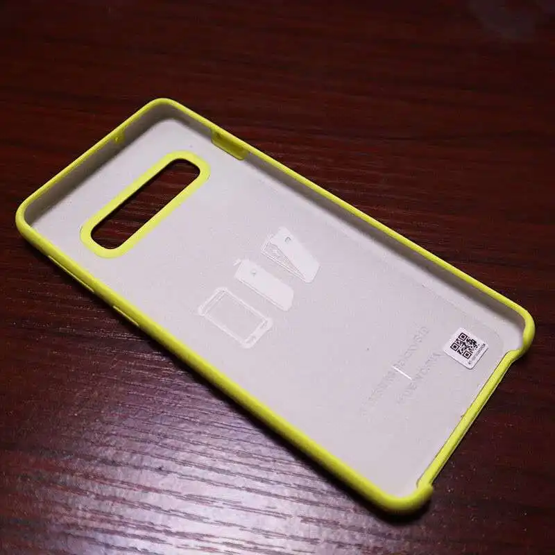 Чехол для Samsung S10 lite Оригинальный чехол из жидкого силикона шелковистый мягкий на