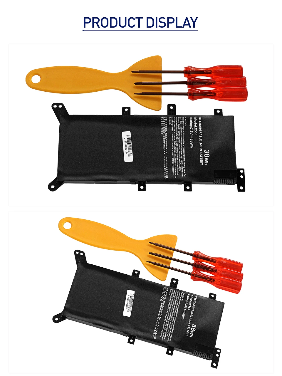 Apexway 7,6 V 38Wh Батарея ноутбука для ASUS X554L X555L X555LB X555LN X555 X555LD X555LP F555A F555U W519L F555UA VM C21N1347