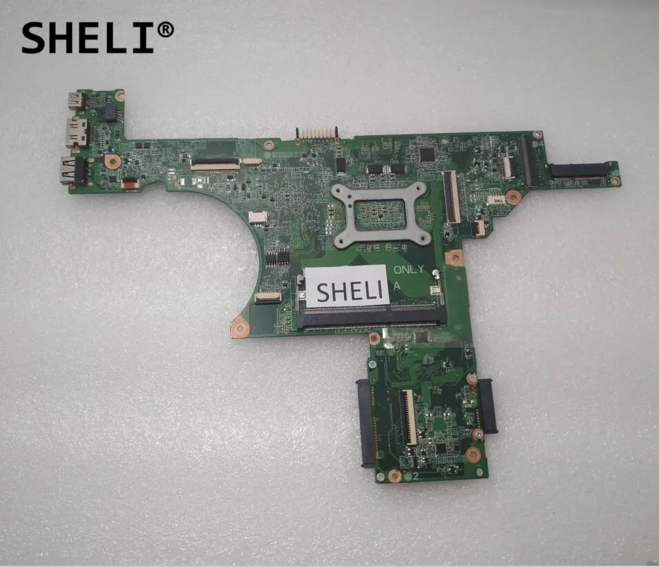 Материнская плата SHELI для Dell 14z N411z материнская ноутбуков pc с I5-2430M DA0R05MB8D2 384G8 0384G8