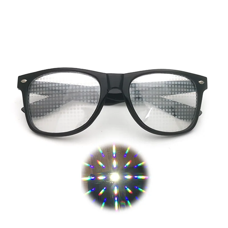 

2021 Phoenix Ultimate Diffraction Glasses-3D Prism Effect EDM Rainbow Style Rave Frieworks Starburst Glasses for Festivals