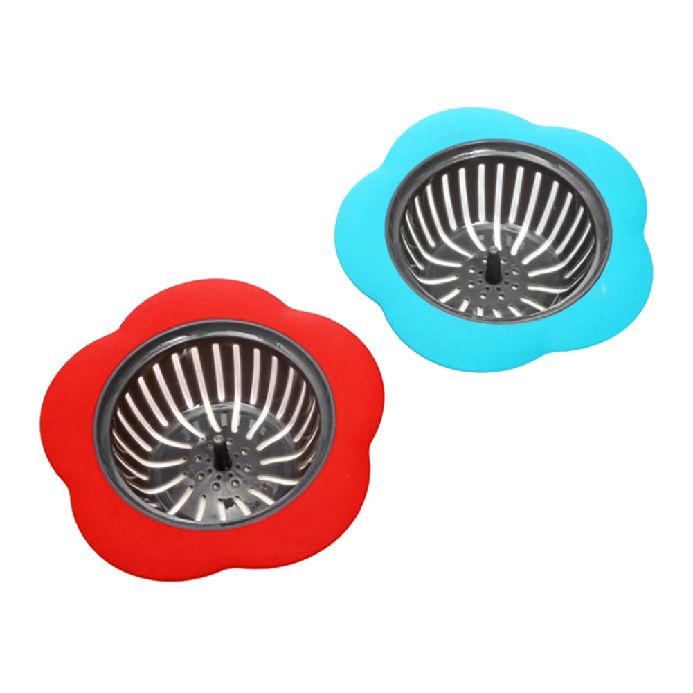 

(Ready Stock)Creative Filter Screen Kitchen Sink Floor Drain Toilet Sink Anti-clogging Filter Flower Type