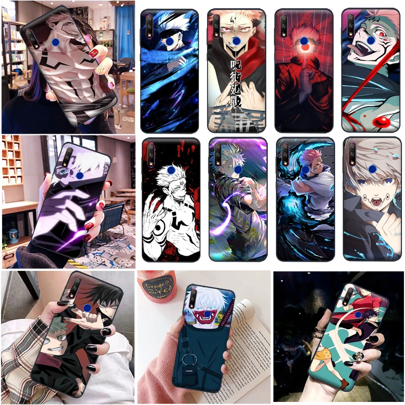 

Jujutsu Kaisen Fushiguro Megumi Sukuna Yuji Itadori Satoru Gojo Phone Case For Huawei Honor 9 9X Lite V9 Cases Soft Cover Funda