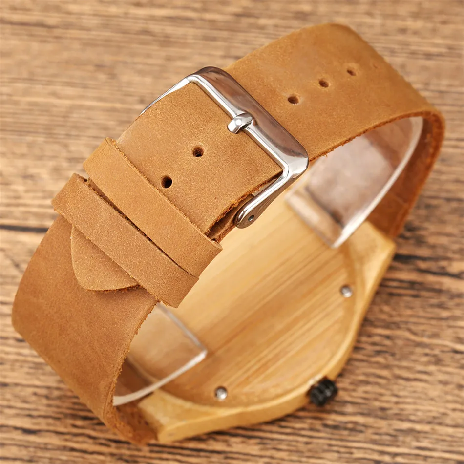

REDFIRE Sea Eagle Design Natural Wood Men's Watch Quartz Wristwatch New Trendy Wooden Men Watches Genuine Leather Watch Band
