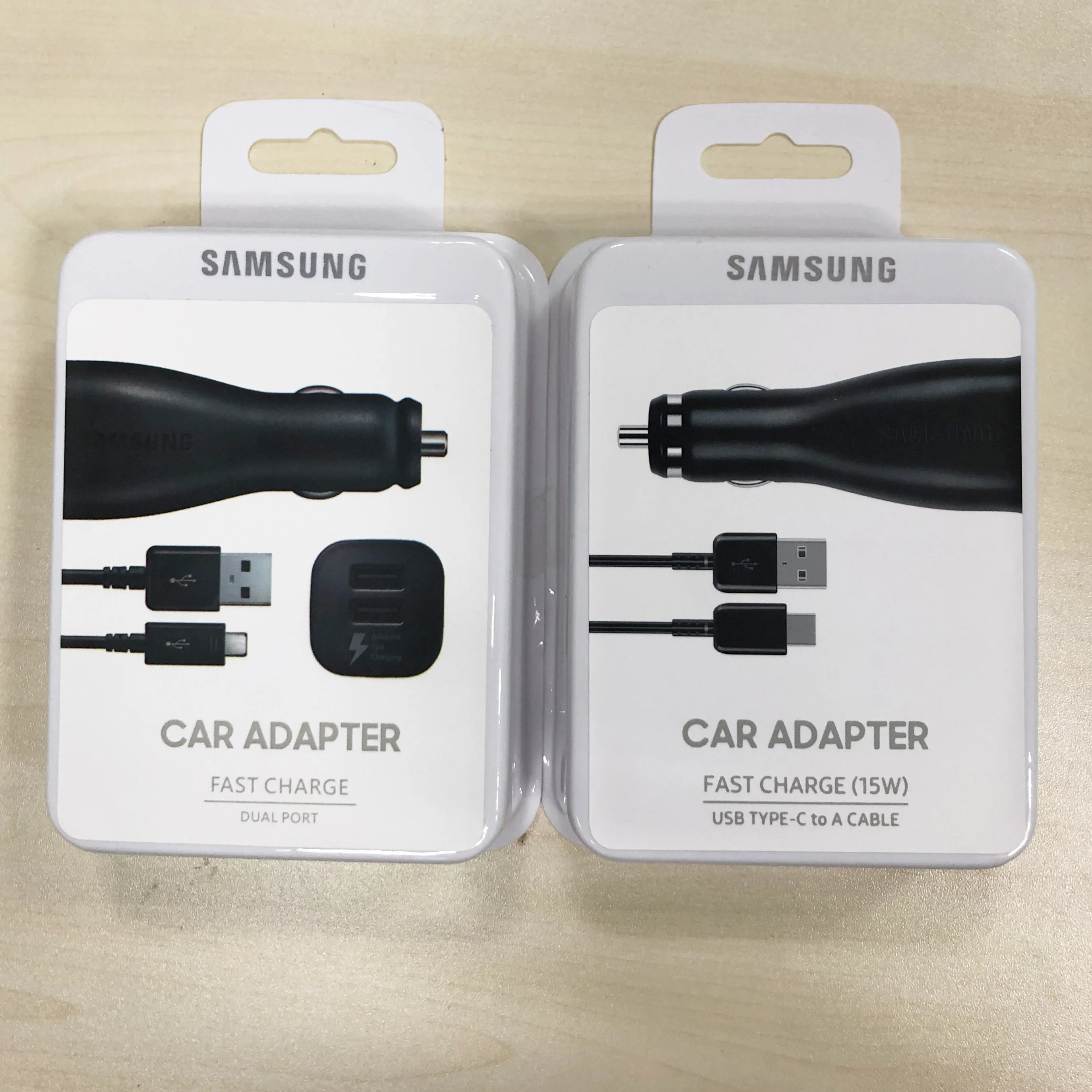 Оригинальная Адаптивная Автомобильная Быстрая зарядка 15 Вт для Samsung Galaxy S8 S20 Ultra S9