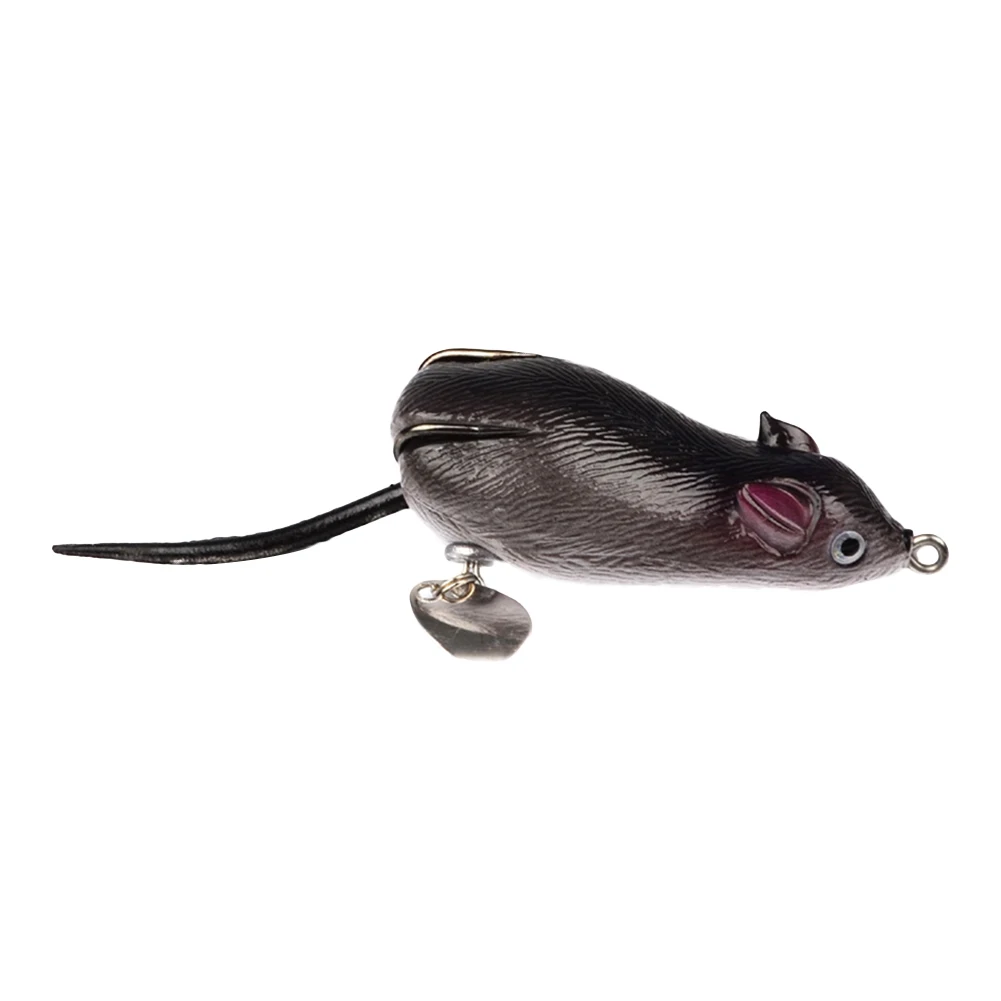 

Lifelike 3D Rubber Sharp Hook Rat Fishing Lure Bait Snakehead Fish Tackle Tool
