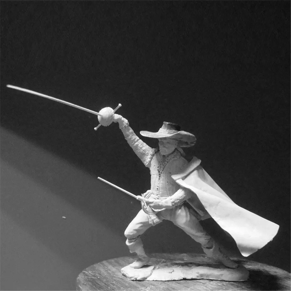 1/24 масштабная модель набор из смолы Самурайские сборные модели Duellant Фигурка