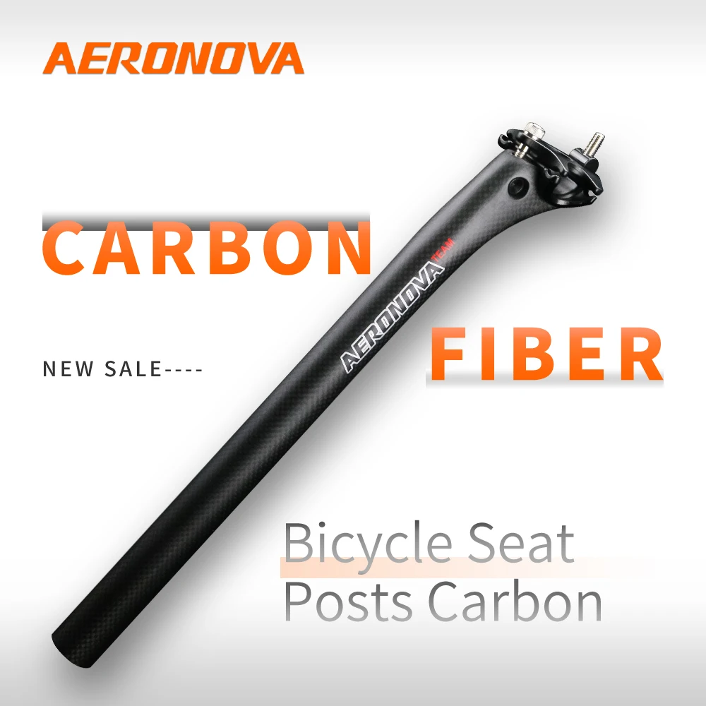 

Seatpost Carbon Fiber 2021 New AERONOVA MTB Road Seatposts Adjustable Seat Post 350/400mm Offset Lightweight Bike Accessories