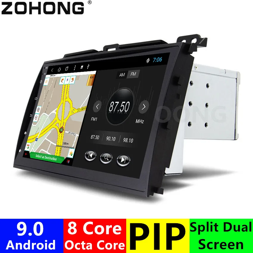 4G 64G Android 9,0 DSP ips AV выход автомобильный gps для Toyota Prado 120 Lexus GX470 экран Навигация стерео радио без DVD плеера