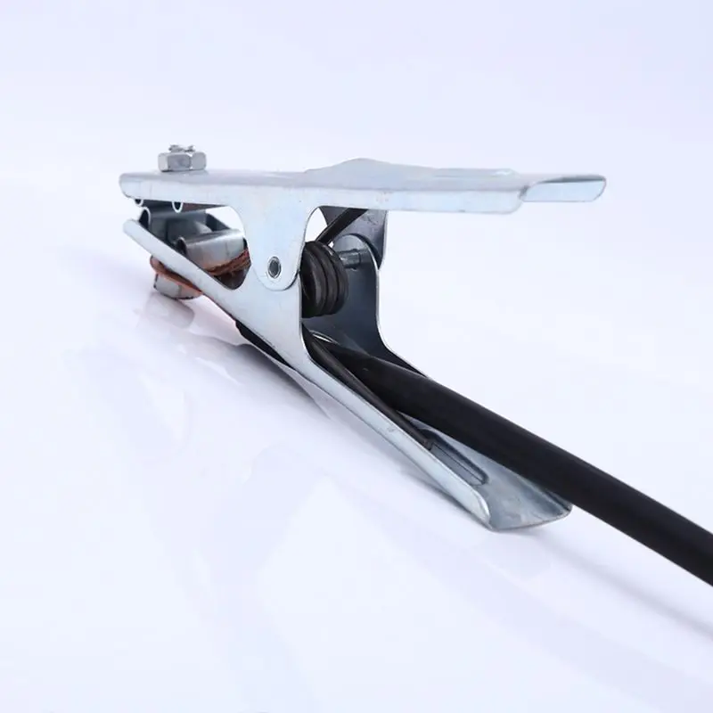 

2Pcs/set 500A 2M Electrode Welder Clamp 300A 1.5M Ground Clamp Cable Connector Dropshipping