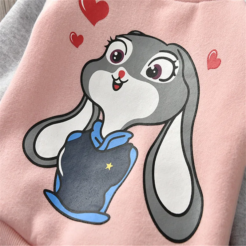 Свитшоты для маленьких девочек хлопковые милые зимние футболки с рисунком