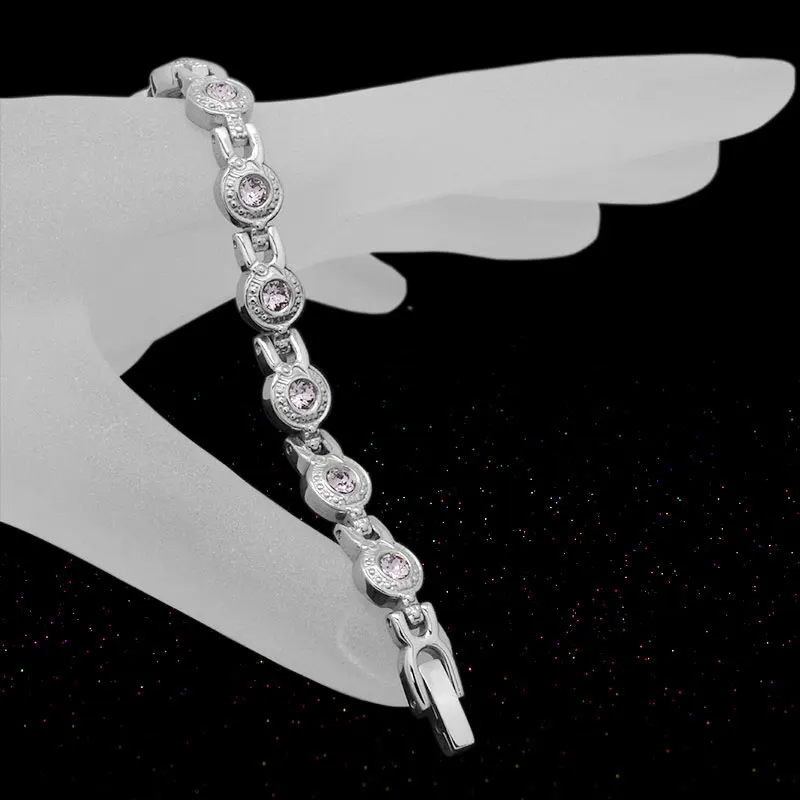 13 шт. женский серебряный магнитный браслет из нержавеющей стали|steel bracelet|stainless steel