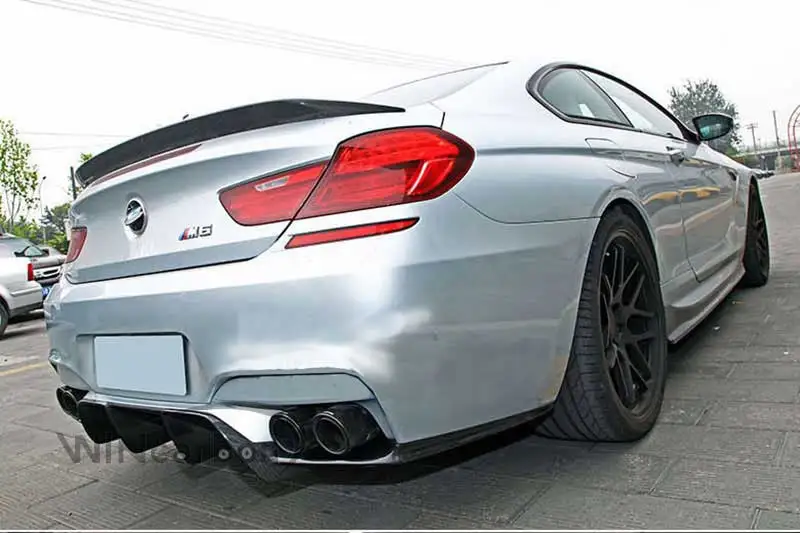 V-образный задний диффузор для BMW F06 F12 F13 M6 Grand Coupe 640i 650i 2014UP | Автомобили и мотоциклы