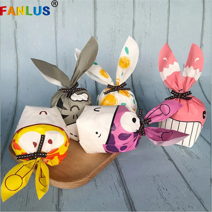 Пластиковые конфеты мешок ребенка душ мальчик девочка День Рождения вечерние