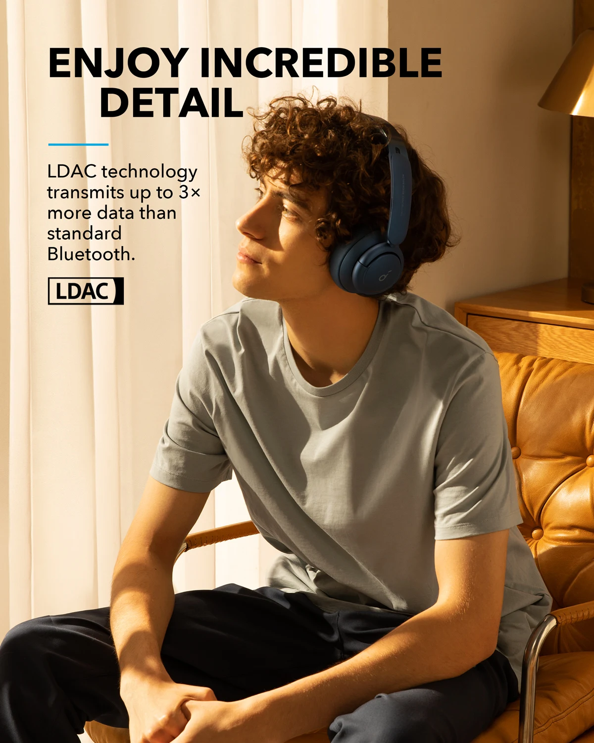 Беспроводная гарнитура Soundcore Life Q35 Bluetooth наушники с активным шумоподавлением