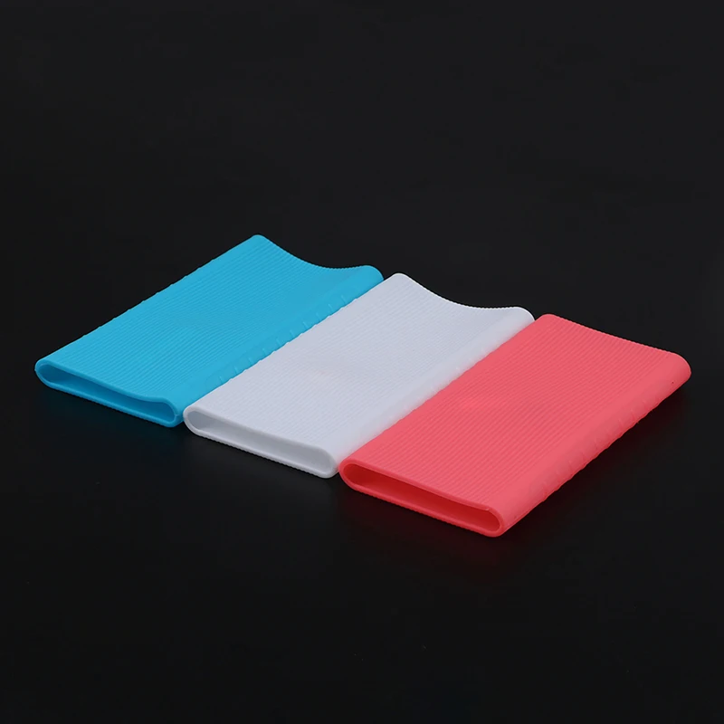 Силиконовый защитный чехол для Xiaomi Power Bank 2 10000 мАч два USB-порта кожаный внешнего