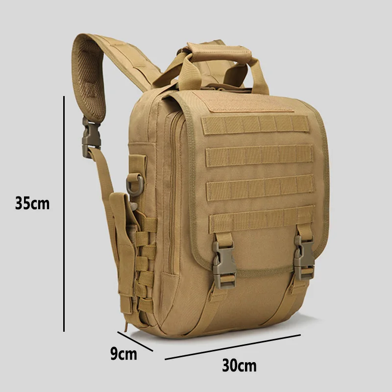 Тактическая охотничья сумка для ноутбука 14 '' Мужской Рюкзак Molle кемпинга