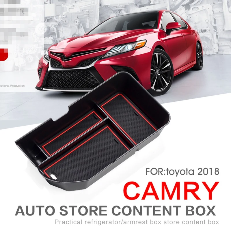 Центральный подлокотник контейнер для хранения поддонов Toyota Camry 2018 2019(RDH) правый
