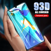 protective glass on the for huawei honor 20 8a 8c 8s p20 p30 lite pro tempered screen protector 93d glass on nova 5i 4e 3i film