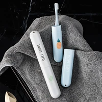 hot sale 1pc portable toothbrush cover holder outdoor travel hiking camping toothrush cap case protect storage cute box