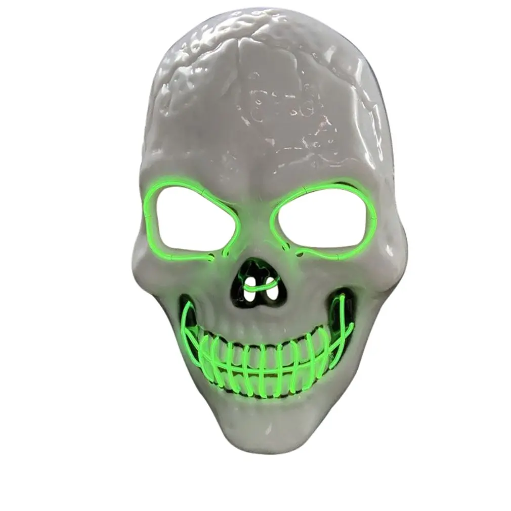 Холодсветильник Led маска для уличного танца Рождество Хэллоуин светящаяся