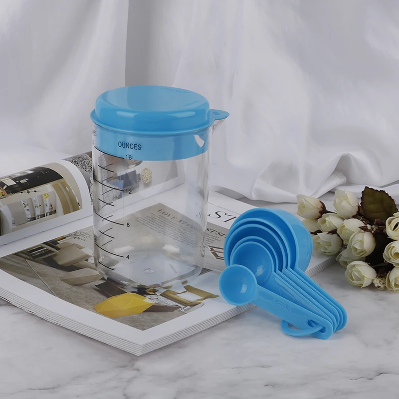 Кухонные чашки набор ложек инструменты для приготовления пищи 7 шт Пластиковые