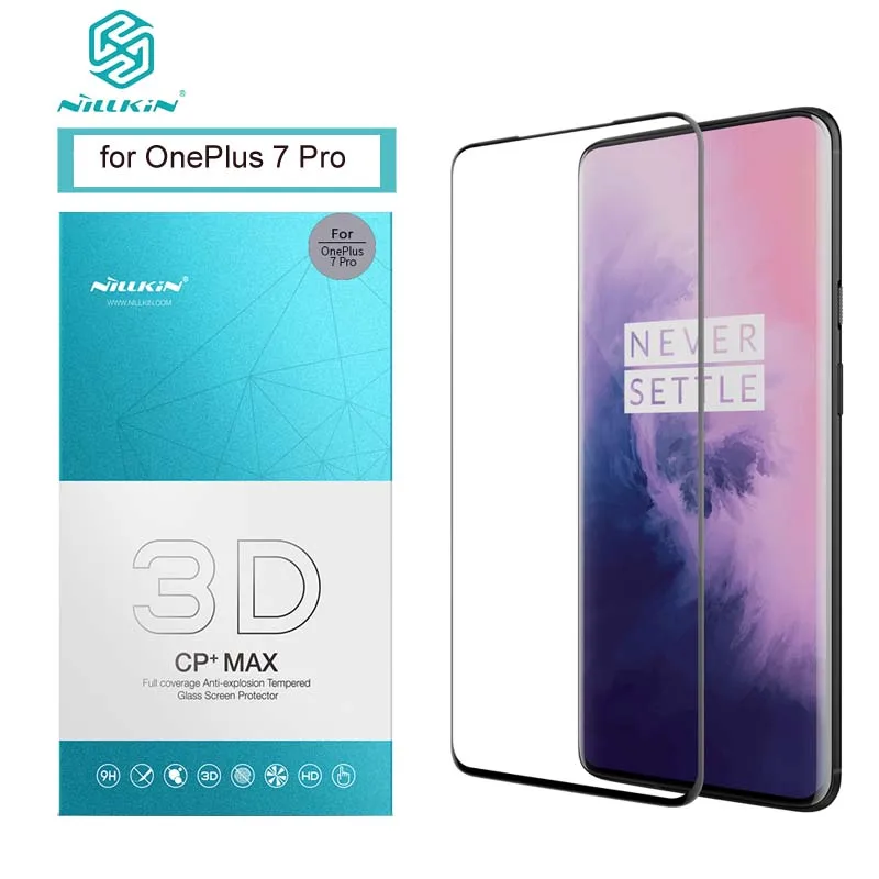 NILLKIN Amazing 3D CP+ MAX полное противовзрывное защитное стекло 9H для OnePlus 7 Pro закаленное стекло