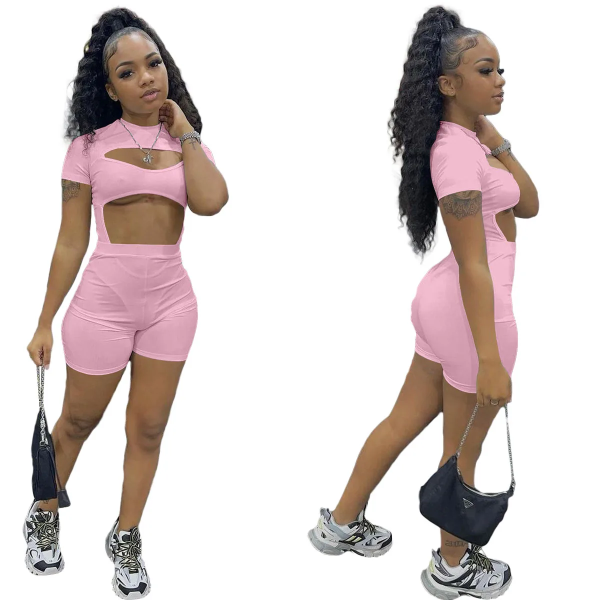 Fitnes женский тренировочный комплект из 2 предметов для йоги повседневное