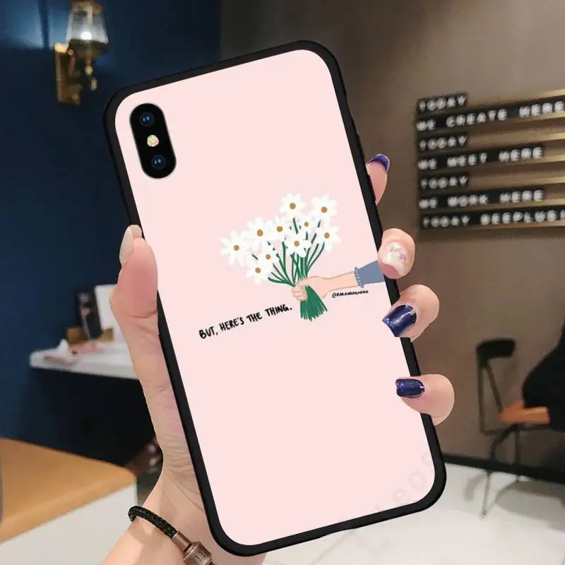 

Great Aesthetic Flower art Phone Case for iPhone 11 12 mini pro XS MAX 8 7 6 6S Plus X 5S SE 2020 XR