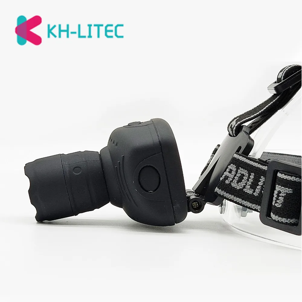 Светодиодный мини налобный фонарь KHLITEC 3 режима для кемпинга охоты ночной рыбалки