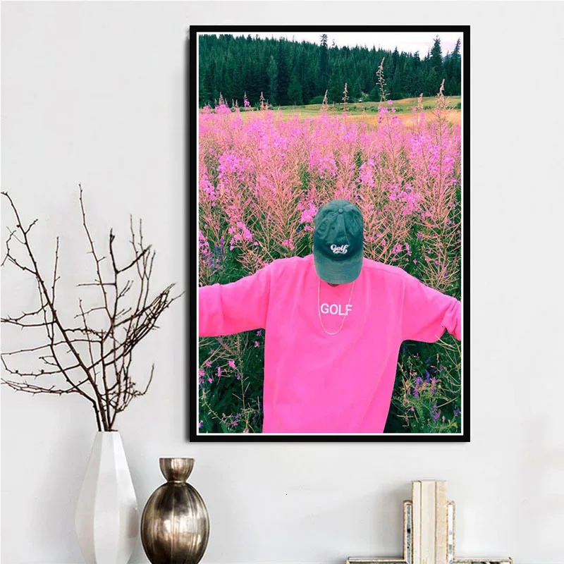 Tyler The Creator A$AP Rocky Hip Hop Rapper Singer Star Poster And Prints Canvas Wall Art Painting Pictures Room Home Decor | Дом и сад