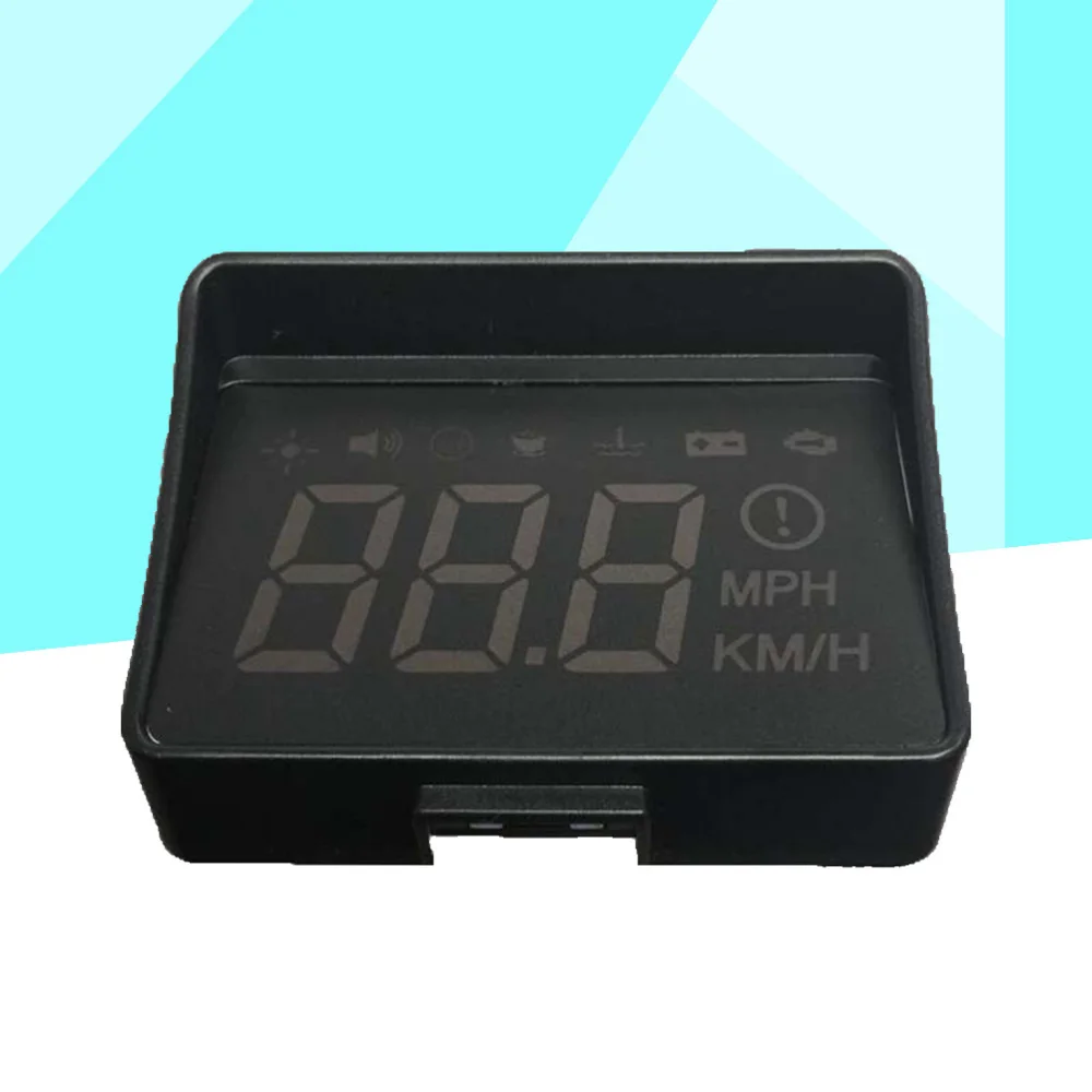 

English Version Head Display Vehicle HUD Speedmeter Over Reminder Fatigue For Driving Warnning Windshield Use
