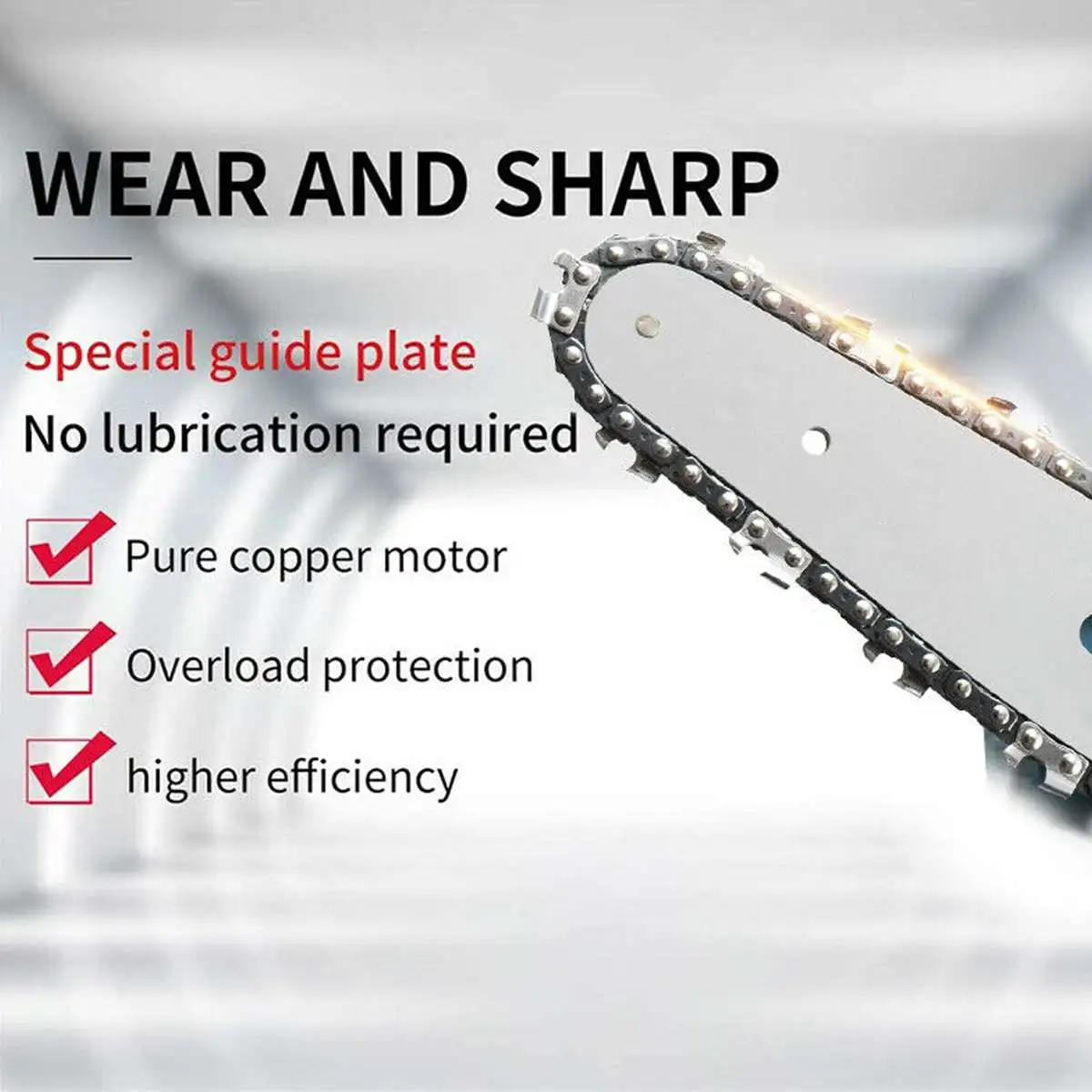 4 Inch 88VF 1080W Mini Electric Saw Chain With 1/2 Battery Rechargeable One-handed Woodworking Pruning Garden Tool EU Plug | Инструменты