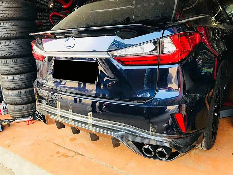 Сплиттер бампера из Углеродного Волокна TR Style для Lexus 2015 10 ~ RX 300/200t/450h/350 AL20|Навесы и