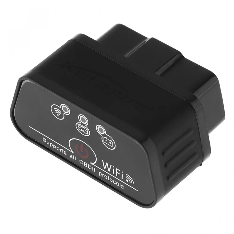 12V EML327 OBD2 Wifi V 1 5 автоматический Bluetooth адаптер диагностический сканер для IOS и Android