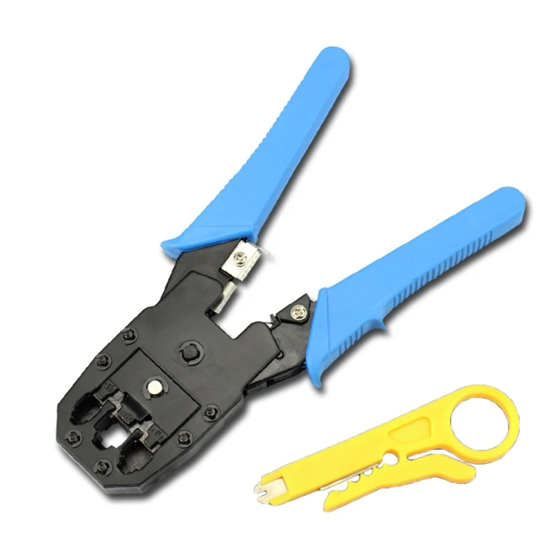 

Mini Network Pilers Professional Crimper Useful Wire Stripper Multifunctional Accessories for Internet Cable Connection M4YD