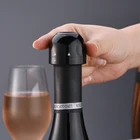 Силиконовая герметичная вакуумная пробка для шампанского, крышка для бутылки красного вина, вакуумная пробка, герметик, пробка для свежего вина, кухонная крышка 1 шт.