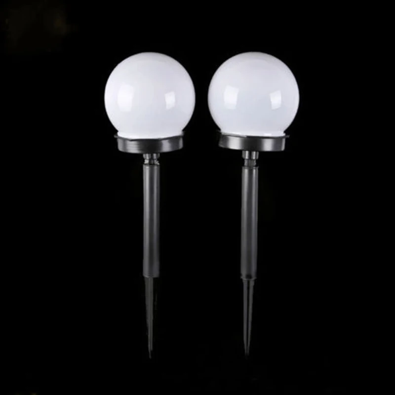 2pcs LED Solar Power Ball Light Lawn Lights Pool Decor Garden Path Yard 1.2V DC | Дом и сад