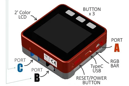 M5Stack PSRAM 2,0! FIRE IoT Kit двухъядерный ESP32 16M-FLash+ 4M-PSRAM макетная плата MIC/BLE SH200Q+ BMM150 из micropyton