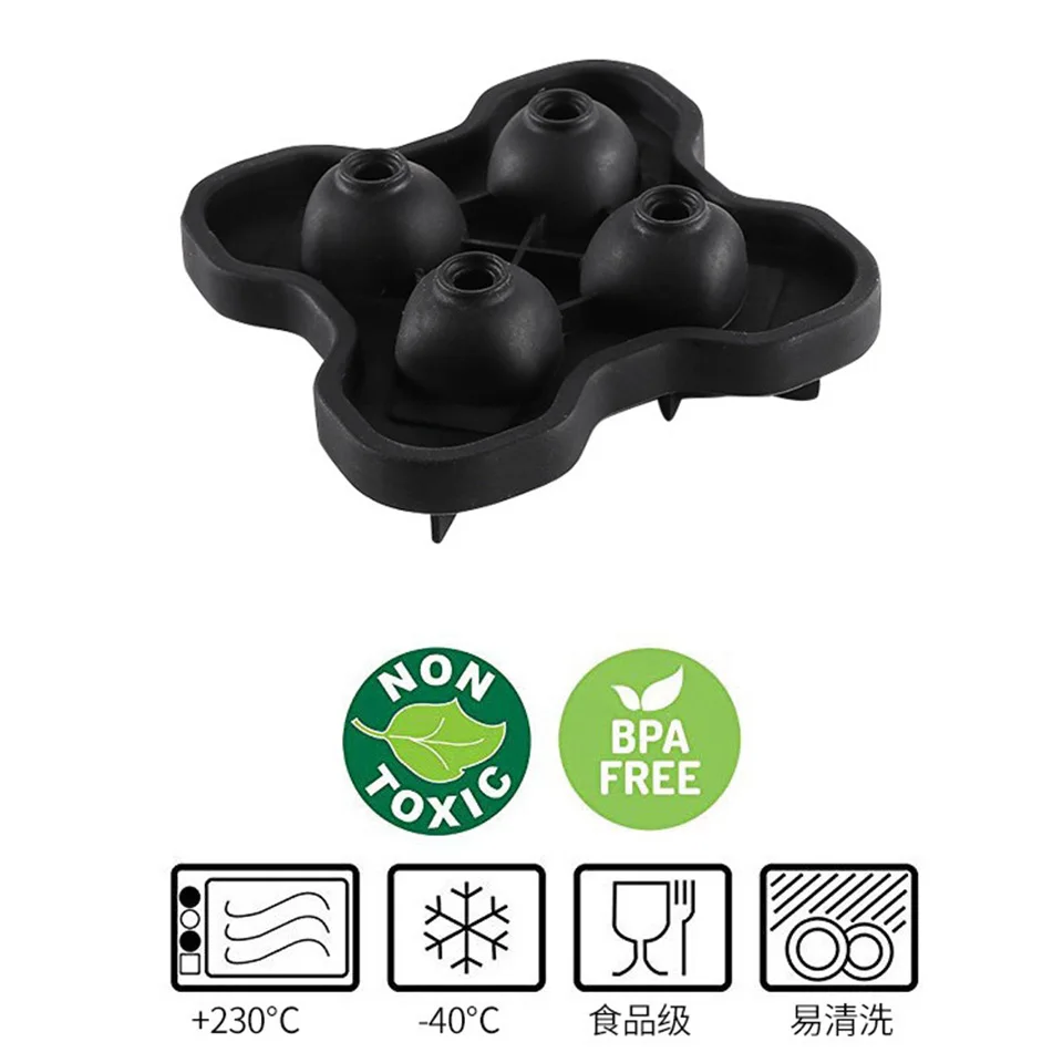 

Silicone Ice Cube Maker Ice Tray Halloween Candy Cake Pudding Chocolate Molds Easy-Release Skull Shape Ice Cube Trays Molds