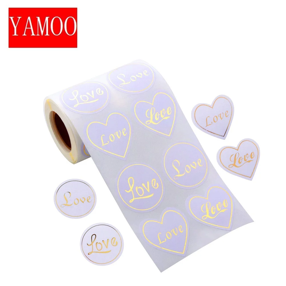 Объемная белая свадебная наклейка в форме сердца ярлык этикетка для