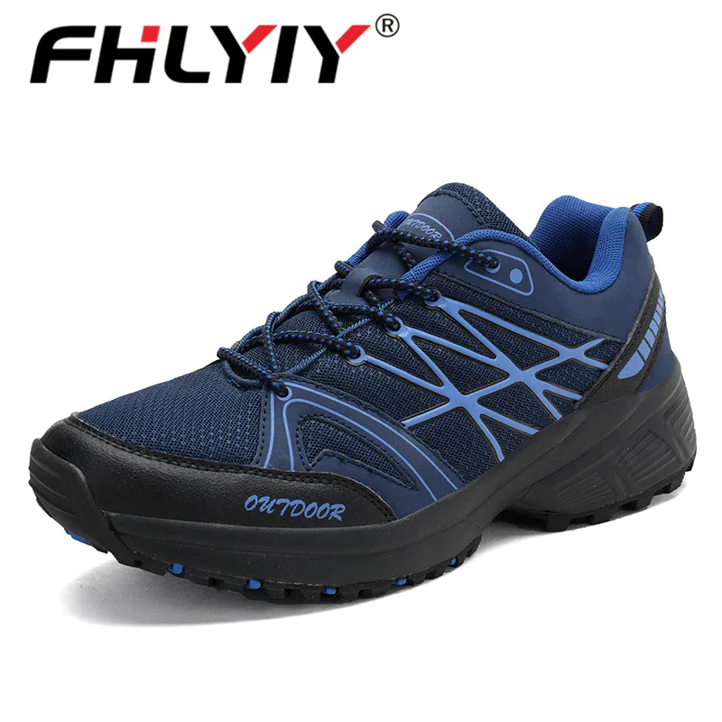 Fhlyiy Brand Man Sneakers Mens Shoes Casual Outdoor Lace-Up Non-Slip Training Comfortable Zapatillas Hombre Grey Blue |