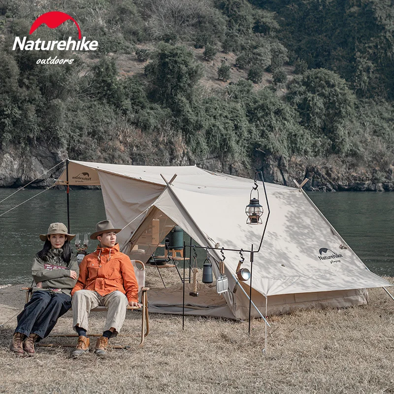 Палатка Naturehike Extend из 4 8 хлопка а-образная индийская двойная палатка для отдыха на