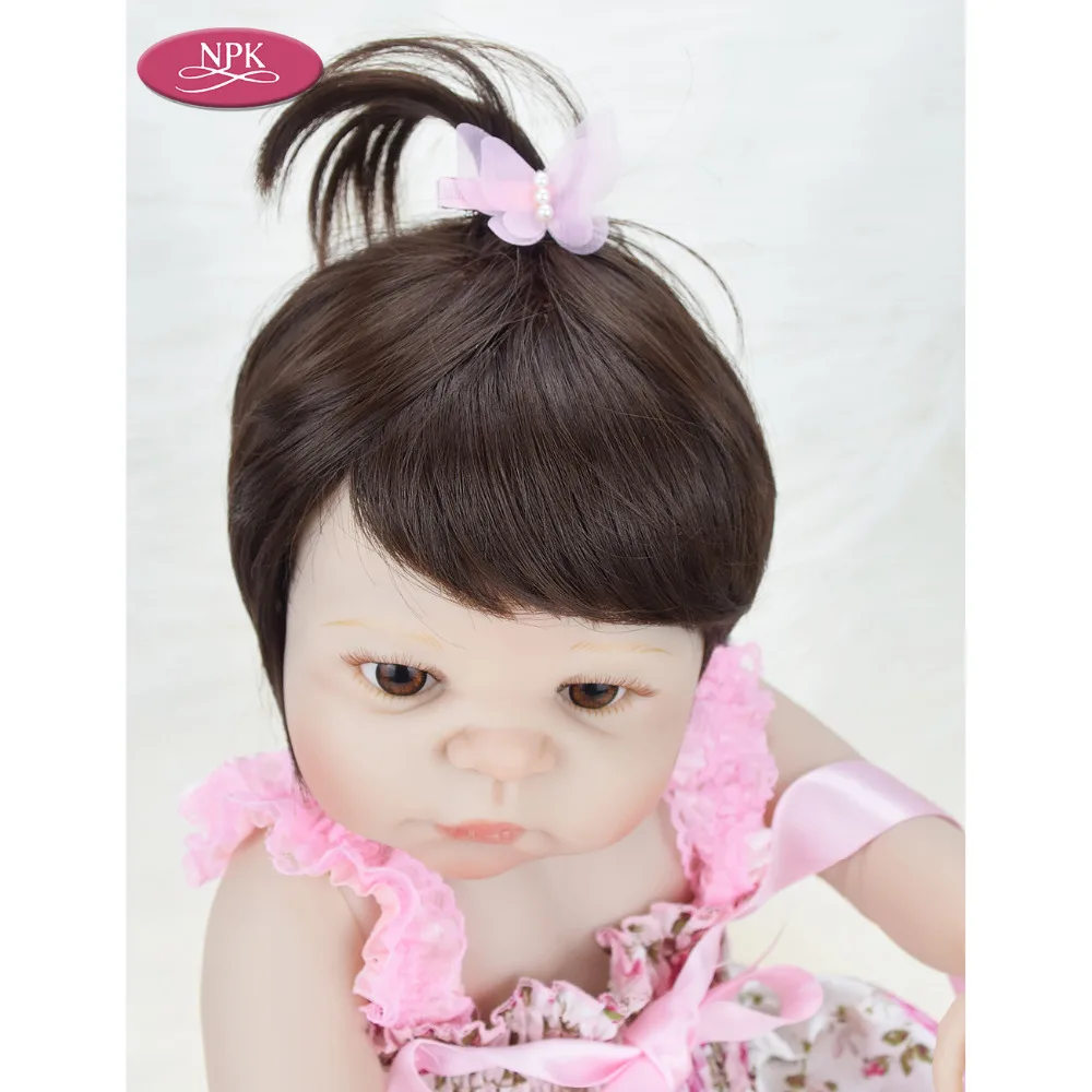 Реалистичная полностью силиконовая кукла реборн для девочек игрушка ванны 57 см