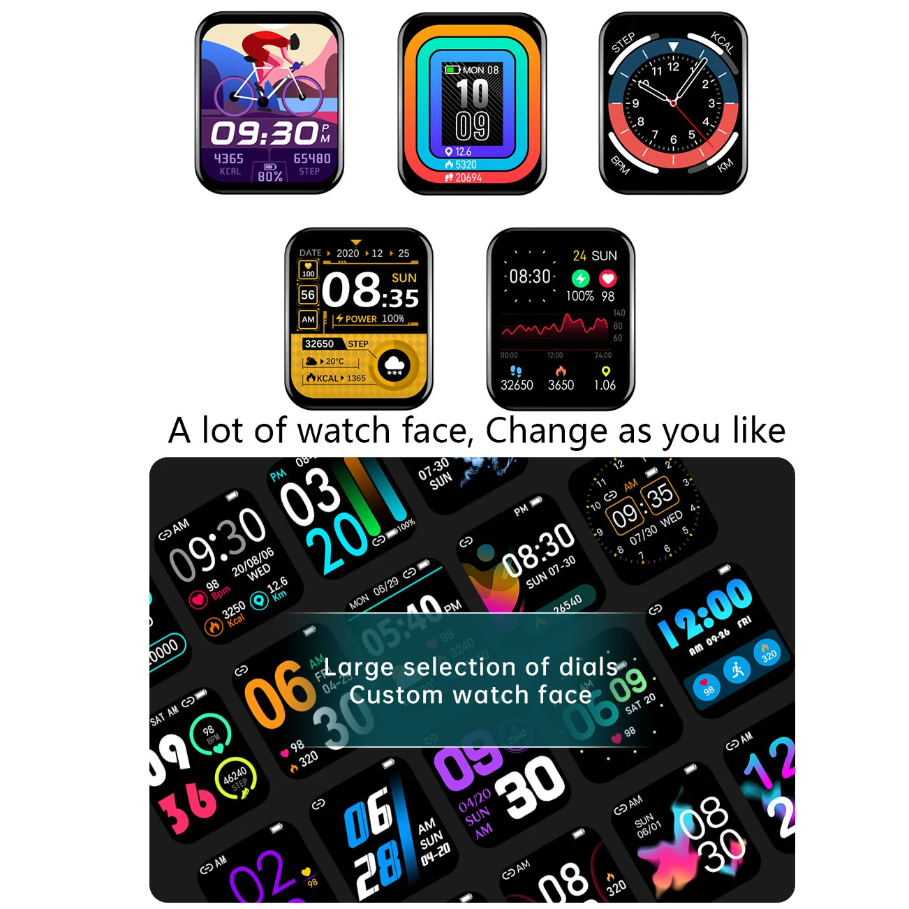 

Reloj Smart Mujer h 2021 Android Sports Relogio Smartwatch For Android Ios Watches
