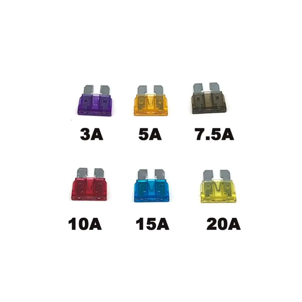 6 упаковок 12 В автомобильный адаптер предохранителя держатель gps-навигатор