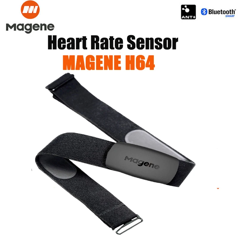 

Монитор сердечного ритма Magene Mover H64, Bluetooth 4,0 ANT + датчик сердечного ритма, нагрудный ремень, монитор сердечного ритма для компьютера и велосипеда