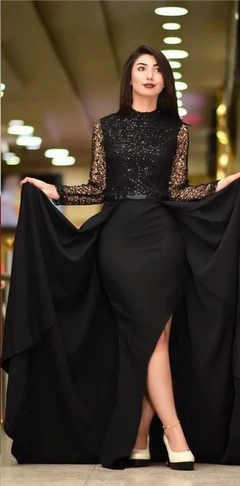 

Linglewei New Spring and Summer Women's Dress O-neck long sleeve slim dress