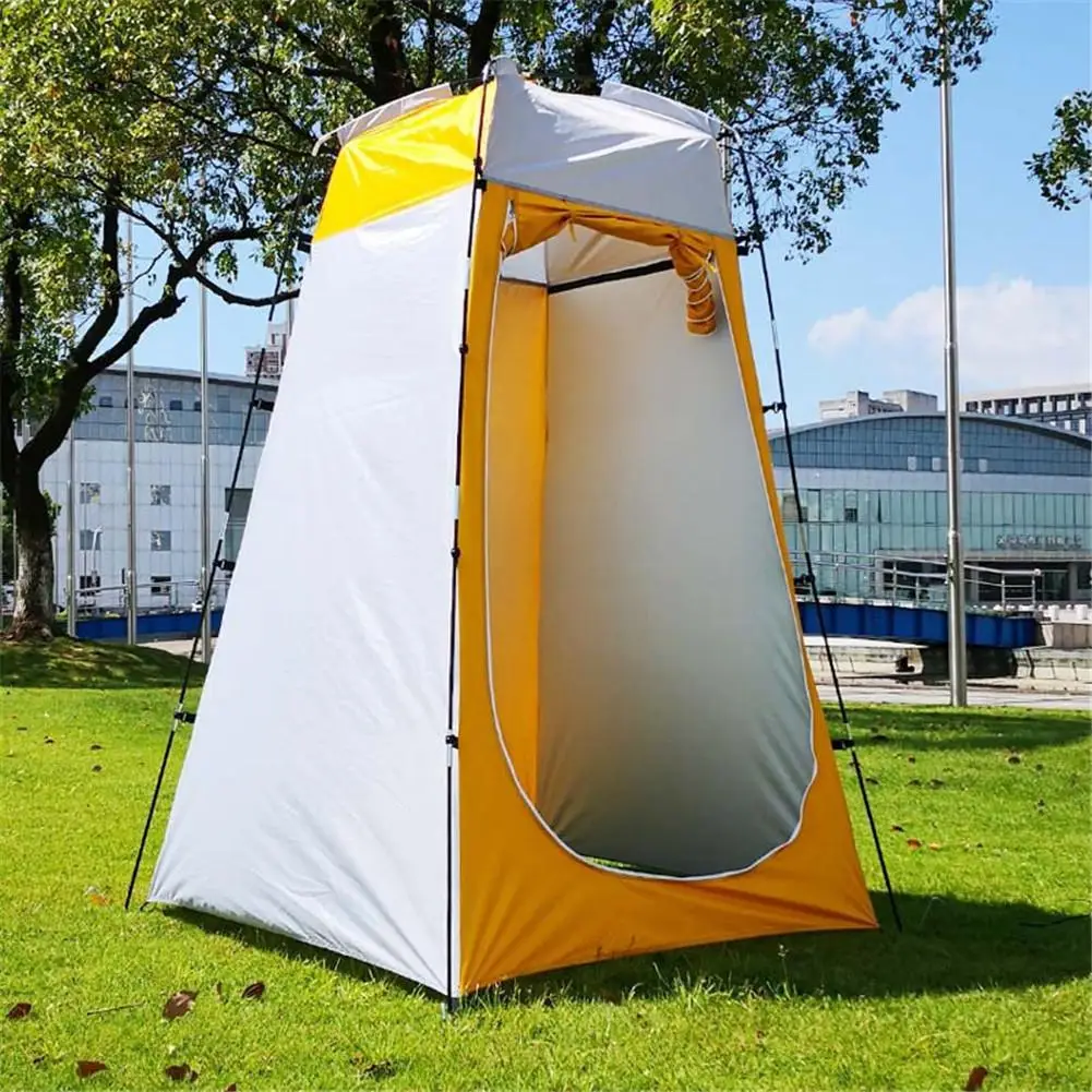 

Upgraded Version Camping Toilet Tent Outdoor Single Person Bath Shower Tent Portable Dressing Account Move Tent