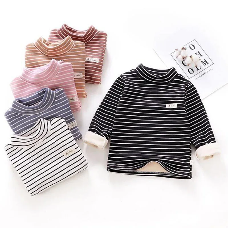 Детская одежда весна осень 2020 новые вельветовые рубашки в полоску с длинными